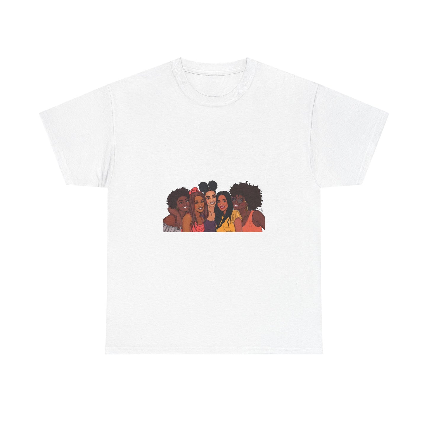 T-Shirt — United Sisters Illustration Tee | Black Girl Joy Graphic Shirt